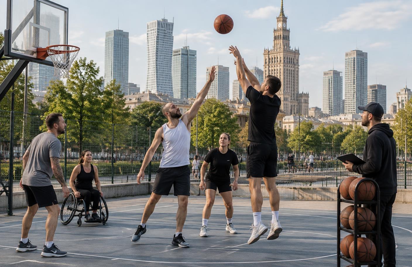 3x3 Basketball activity